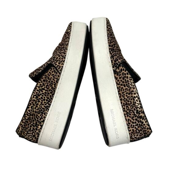 Michael Kors Women’s Trent Animal Print Calf Hair Slip-on Sneaker Size 7.5 - Picture 8 of 10